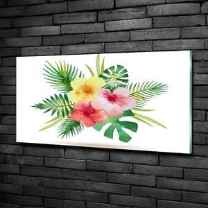 Foto obraz fotografie na skle Havajské květiny osh-85139888