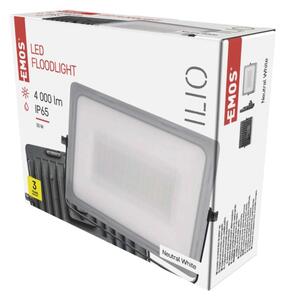 EMOS LED reflektor ILIO, 51W, černý, neutrální bílá