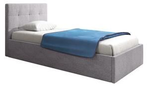 Čalouněná postel Laura rozměr,šedá 80x200 cm