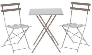 Set zahradního nábytku DALINDA - šedý