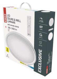 EMOS LED přisazené svítidlo ILVI, kruhové 30W, stmívatelné se změnou CCT