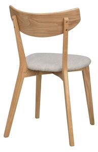 Rowico Šedo-béžová jídelní židle Ami