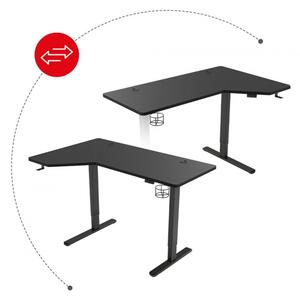 Ergonomický elektrický stůl s nastavitelnou výškou stolu a LED panelem
