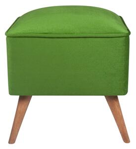 Atelier del Sofa Taburet New Bern - Green, Zelená