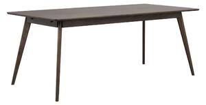 Rowico Hnědý dubový jídelní stůl Yumi 190 cm