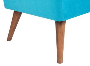 Atelier del Sofa Taburet New Bern - Turquoise, Tyrkysová