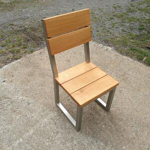 KULHÁNEK nábytek Zahradní židle s nerezovou konstrukcí Odstín nátěru: olej - bezbarvý