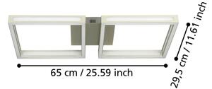 Eglo 99785 - LED Stropní svítidlo ALTAFLOR 2xLED/11,2W/230V matný chrom
