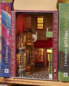 Devas Magická dekorativní ulička do knihovny, book nook, DS001