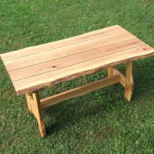 KULHÁNEK nábytek Rustikální stůl dubový Odstín nátěru: olej - bezbarvý, Velikost desky: 150x80 cm
