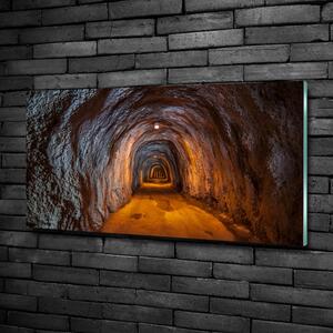 Foto obraz sklo tvrzené Podzemní tunel osh-85978893