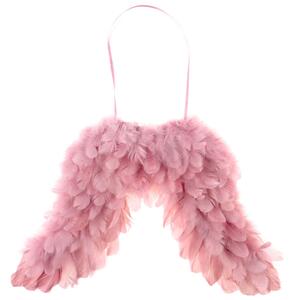 Autronic Andělská křídla z peří , barva růžová AK1907-PINK