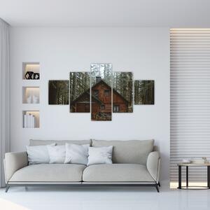 Obraz - Horská chata (125x70 cm)