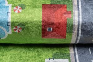 Dětský koberec s motivem zeleného města Šířka: 160 cm | Délka: 220 cm