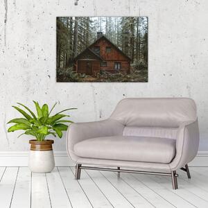 Obraz - Horská chata (70x50 cm)