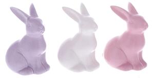 Autronic Zajíc porcelánový Mix 3 barev v balení (2ks bílé,1ks růžové,1ks fialové) Cena je za 1 kus ALA905