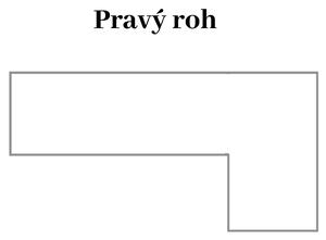 KULHÁNEK Zahradní rohová lavice - rustikální Odstín nátěru: individuální, Délka levé strany: individuální, Délka pravé strany: individuální
