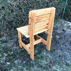KULHÁNEK nábytek Klasická dubová židle s celistvým sedákem - odlehčená