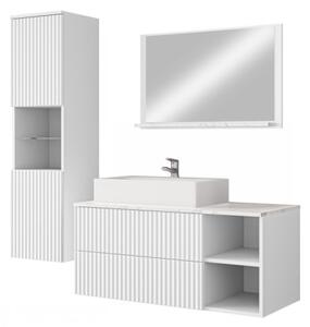 Koupelnová sestava Kiegi Ryfel II, Barva: pouštní písek + pouštní písek / dub cremona, Sifon k umyvadlu: ne, Umyvadlo: ne 5903211437885