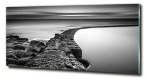 Foto obraz sklo tvrzené Kamenná pláž osh-86464123