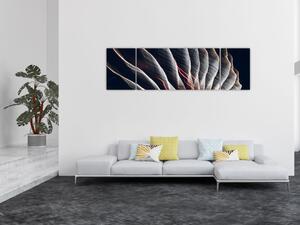 Obraz - Světelný výboj (170x50 cm)