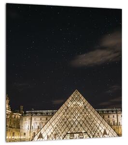 Obraz - Louvre v noci (30x30 cm)