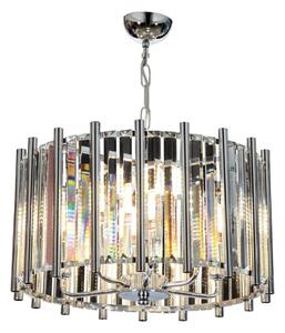 Lustr na řetězu CRYSTALLINE 6xE14/40W/230V lesklý chrom