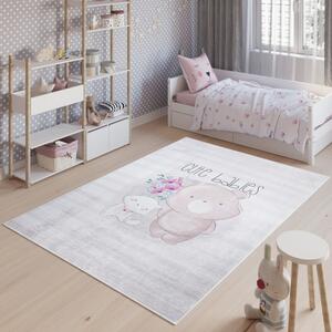 Dětský koberec s motivem roztomilých zvířecích kamarádů Šířka: 80 cm | Délka: 150 cm