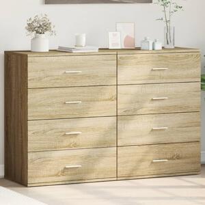Příborníky 2 ks dub sonoma 60 x 39 x 80 cm kompozitní dřevo 3276625