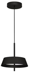 Nova Luce Černé kovové závěsné LED světlo Velio 35 cm