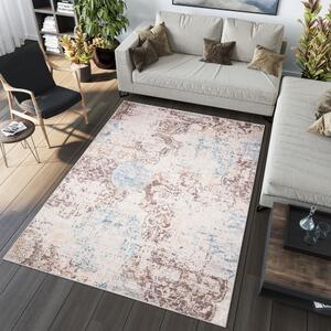 Trendy koberec v hnědých odstínech s jemným vzorem Šířka: 80 cm | Délka: 150 cm