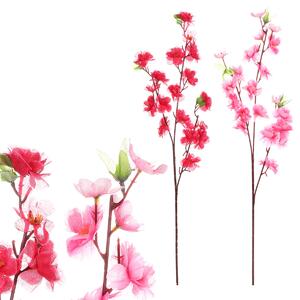 Autronic Třešňové květy, mix barev světle a tmavě růžová Květina umělá KN5107