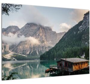 Skleněný obraz - Lake Prags (70x50 cm)