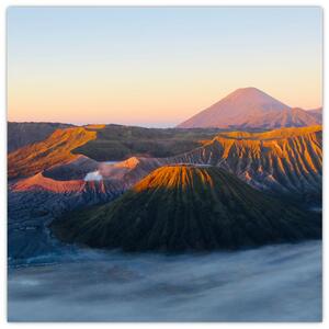 Obraz hory Bromo v Indonésii (30x30 cm)