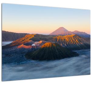 Obraz hory Bromo v Indonésii (70x50 cm)