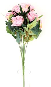 Autronic Růže, puget, barva růžová Květina umělá KU4150