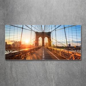 Moderní skleněný obraz z fotografie Brooklynský most osh-87335557