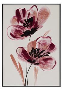 Tištěný obraz s rámem/na plátně 70x100 cm Burgundy Blooms – Styler