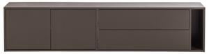 WOOOD Hnědý dřevěný TV stolek Settle Down 200 x 44 cm