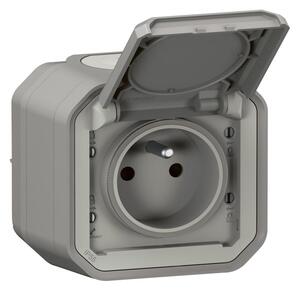 Legrand - Venkovní zásuvka 250V/16A PLEXO IP55 šedá