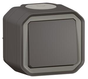 Legrand - Schodišťový vypínač č. 6 PLEXO IP55 antracit