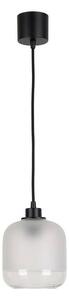 Brilagi - LED Lustr na lanku RETRO GLASS 1xE27/60W/230V pr. 14 cm černá/bílá