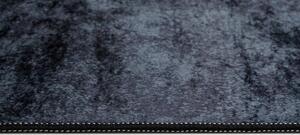 Černý a zelený moderní koberec s abstraktním vzorem Šířka: 80 cm | Délka: 150 cm