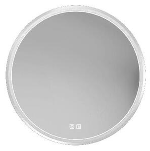 Kielle Idolio - Zrcadlo s LED osvětlením a vyhříváním, průměr 59 cm, chrom 50324013