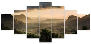 Obraz - Kubánské vrcholky (210x100 cm)