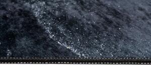 Černý designový koberec s abstraktním vzorem Šířka: 80 cm | Délka: 150 cm