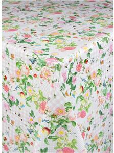 Ubrus PVC 5745110, metráž, 20 m x 140 cm, jabloňové květy a růže, IMPOL TRADE