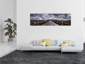 Obraz cesty v poušti (170x50 cm)