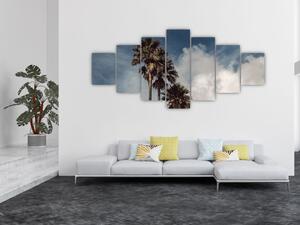 Obraz - Palmové drama (210x100 cm)