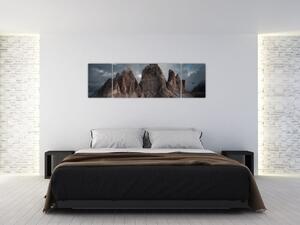 Obraz - Tři Zuby, Italské Dolomity (170x50 cm)
